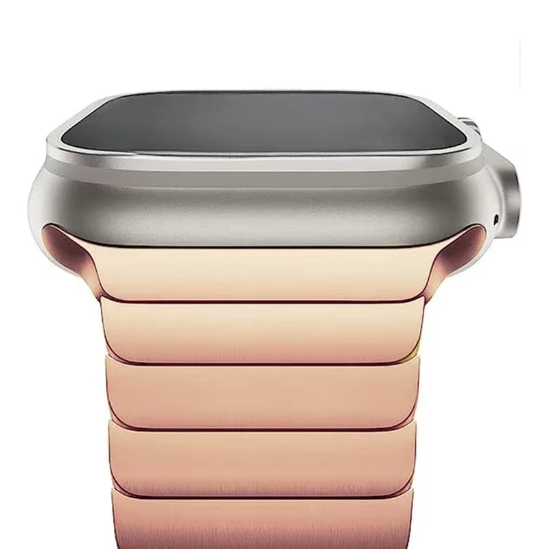 Titanium Color Band for Watch Ultra 2 49Mm 10 46Mm 9 8 7 5 4 Se 6 Loop for Iwatch 45Mm 41 42 44Mm Stainless Steel Bracelet