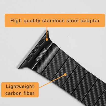 Carbon Fiber Clasp Apple Watch Band