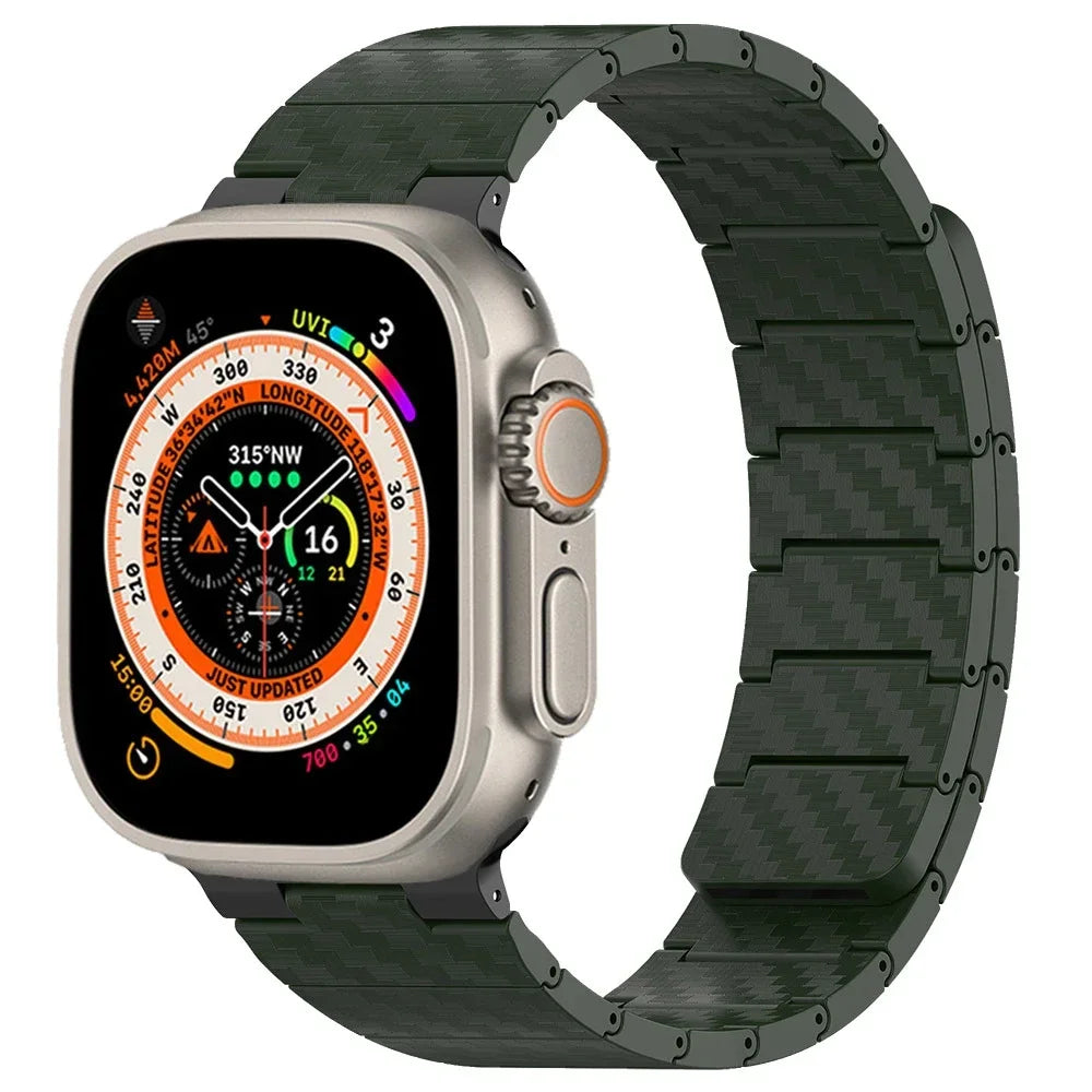 Carbon Fiber Magnetic Apple Watch Band