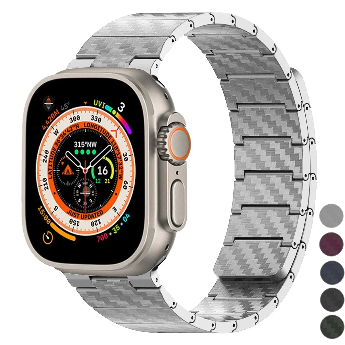 Carbon Fiber Magnetic Apple Watch Band