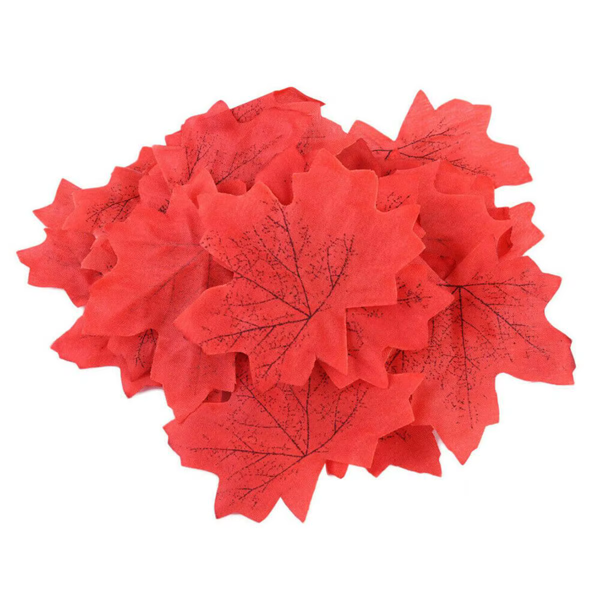 Artificial Autumn Maple Leaves – 100 or 200 Piece Fall Decor Set thumbnail 5