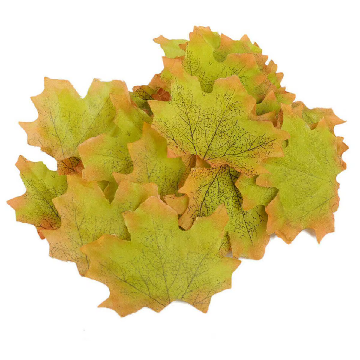 Artificial Autumn Maple Leaves – 100 or 200 Piece Fall Decor Set thumbnail 4