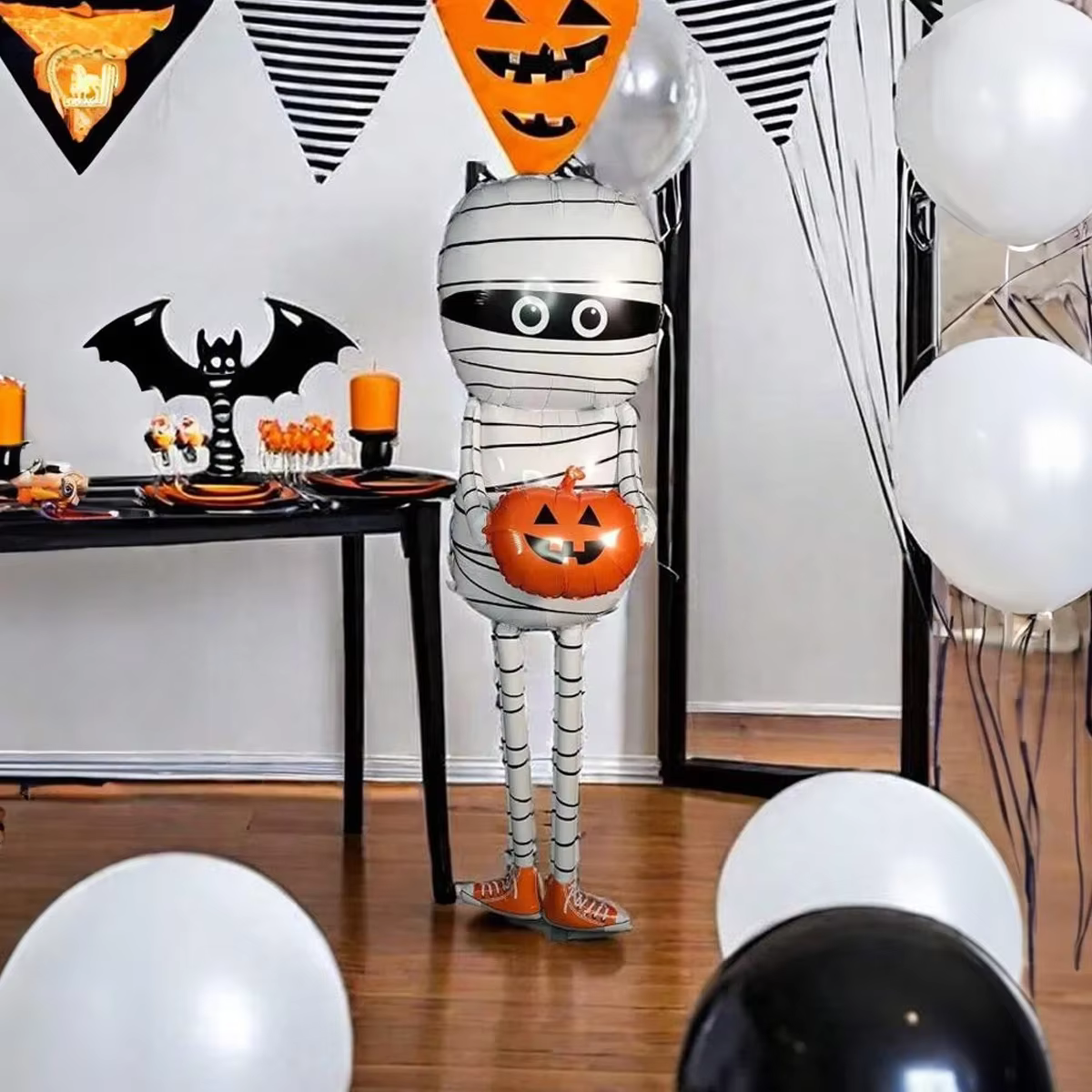Giant Standing Mummy Halloween Foil Balloon thumbnail 8