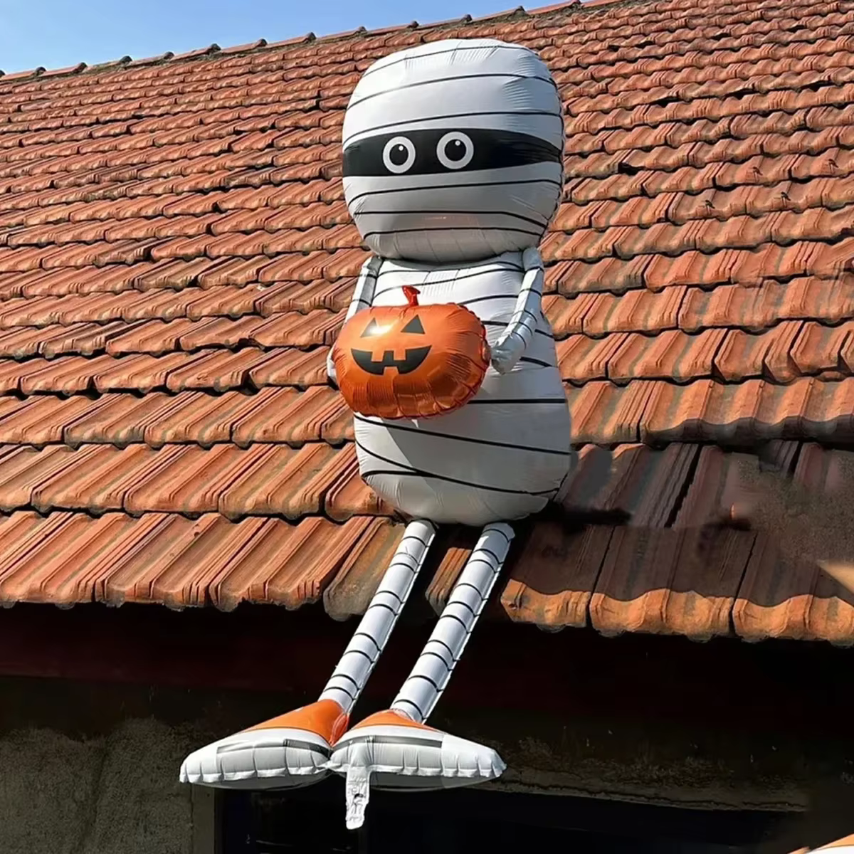 Giant Standing Mummy Halloween Foil Balloon thumbnail 9