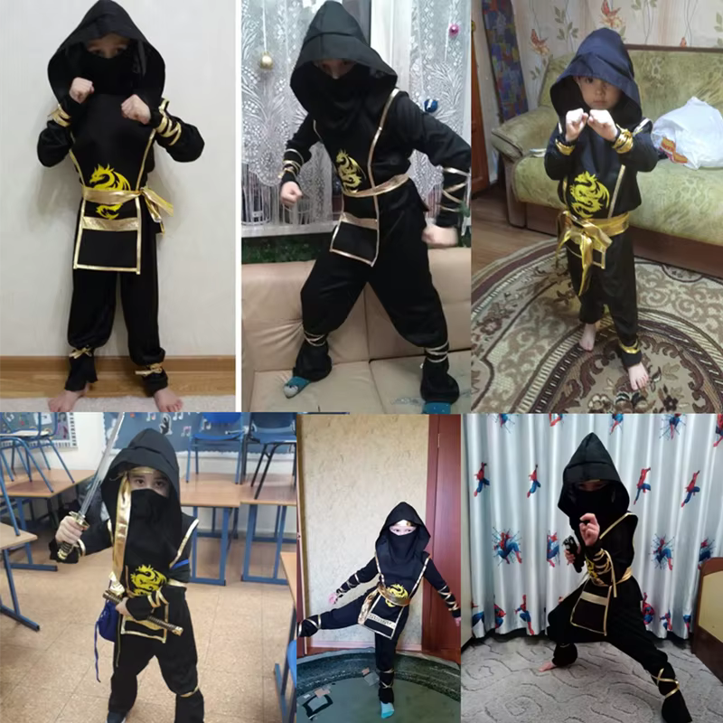 Kids' Ninja Costume Set thumbnail 8