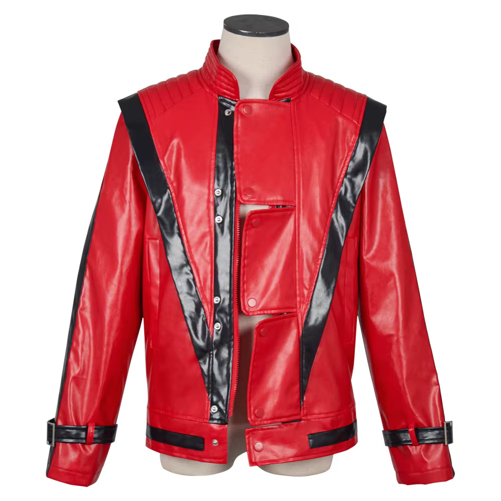 Red Thriller-Style Costume Jacket — product photo