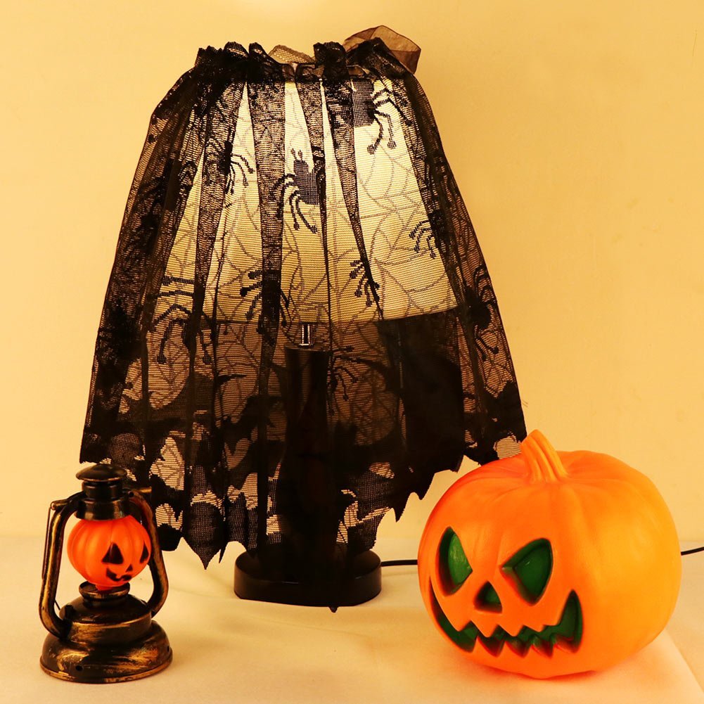 Black Halloween Lace Runners & Decorations thumbnail 14