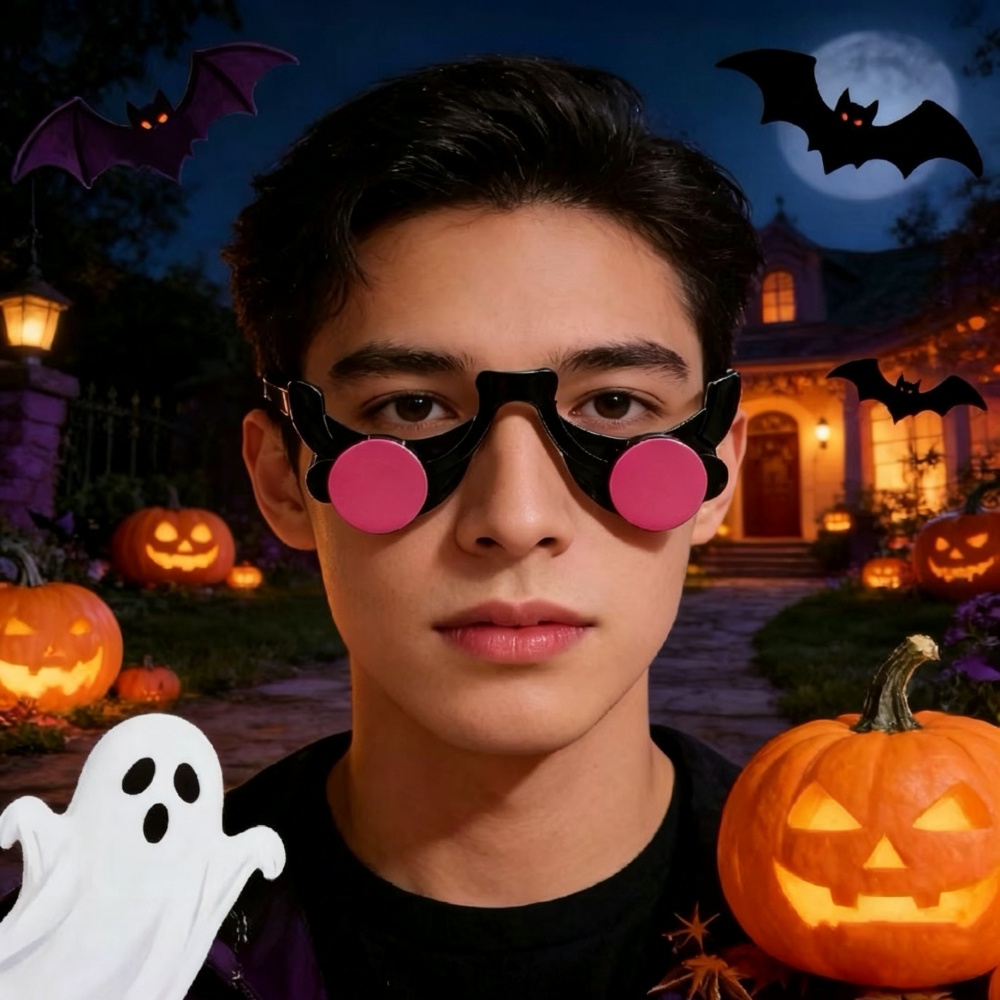Halloween Red Glowing-Eye Glasses thumbnail 4