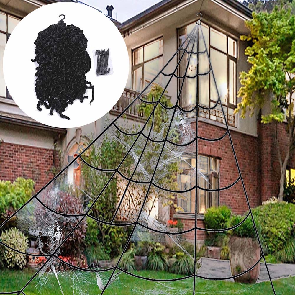 Large Halloween Spiderweb — 5 m (≈ 16 ft 4.9 in)