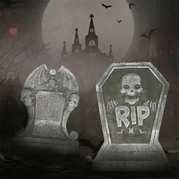 Halloween Foam RIP Tombstones — 4 Pack thumbnail 9