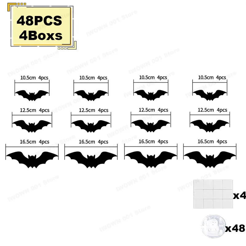 LED Halloween Bat & Spider Wall Decorations thumbnail 9