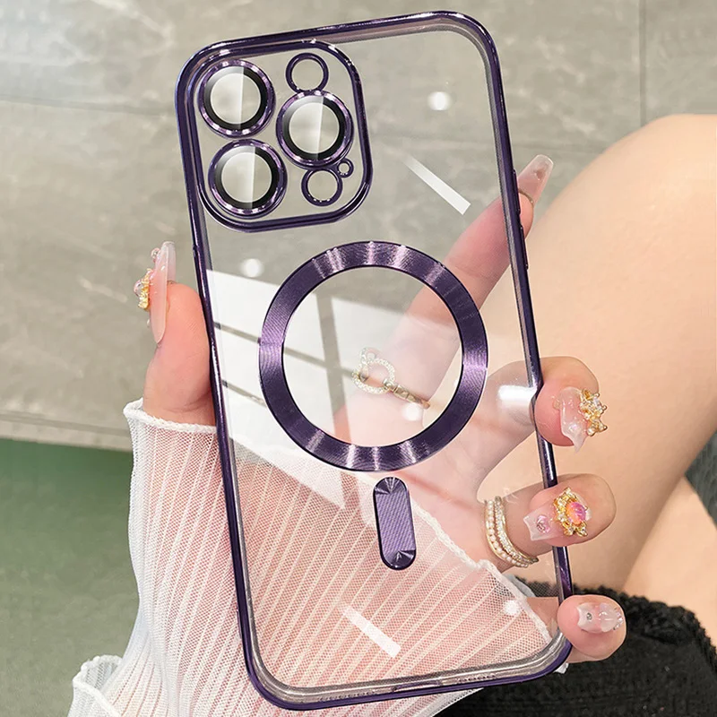 MagSafe-Compatible Silicone Case for iPhone 12-14 Series