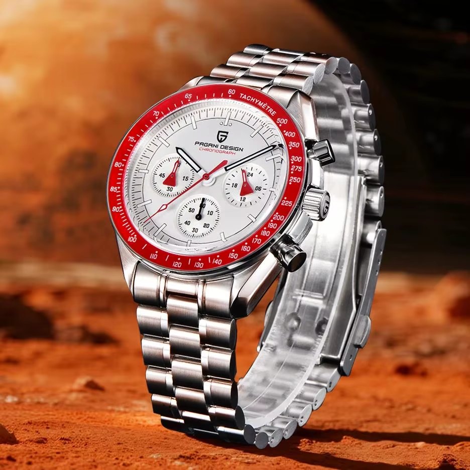 Pagani Design PD-1701 Project Mars Chronograph Red Steel