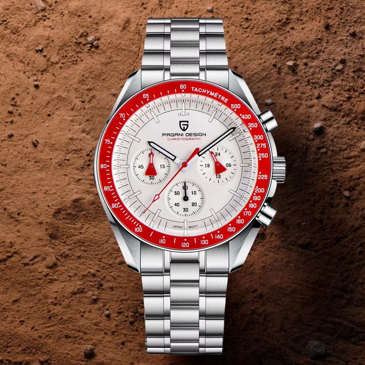 Pagani Design PD-1701 Project Mars Chronograph Red Steel thumbnail 2