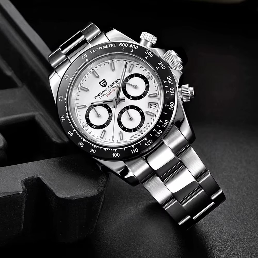 Pagani Design PD-1644 Chronograph White thumbnail 1
